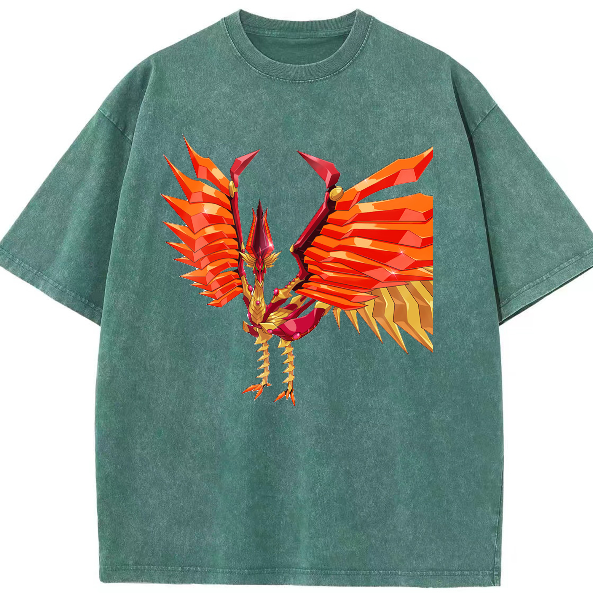 （画像用） 遊☆戯☆王 Yu-Gi-Oh! 綿100% ヴィンテージ風 半袖Tシャツ（フロントプリント）